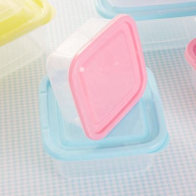 공간 절감형 미니 플라스틱 식품 저장 용기 냉장고 및 마이크로 웨이브