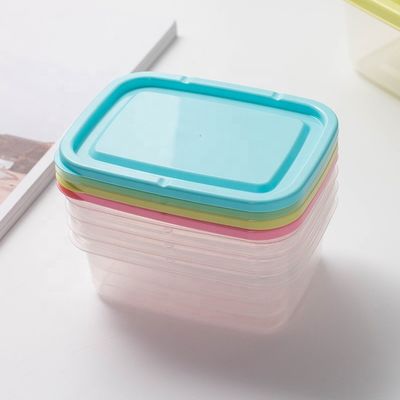 공간 절감형 미니 플라스틱 식품 저장 용기 냉장고 및 마이크로 웨이브