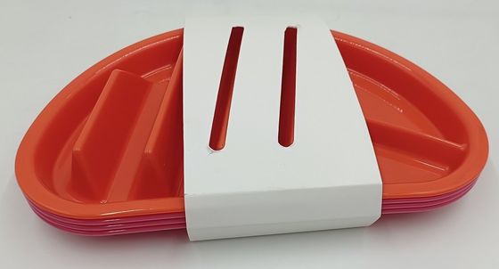 지속가능한 식기세척기 안전 BPA 없는 마이크로웨이브 타코 플라스틱 접시