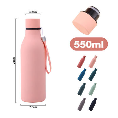 550ml 스테인리스 스틸 진공 물병으로 완벽한 온도에서 당신의 음료를 유지