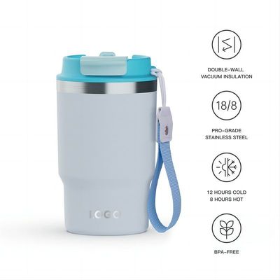 스테인리스 스틸 16oz 진공 단열 커피 컵 BPA 무료 뚜?? 사용자 정의