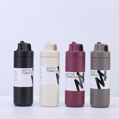 304 스테인레스 스틸 일본디자인 스타일 550ml 듀얼 벽 진공병 손잡이