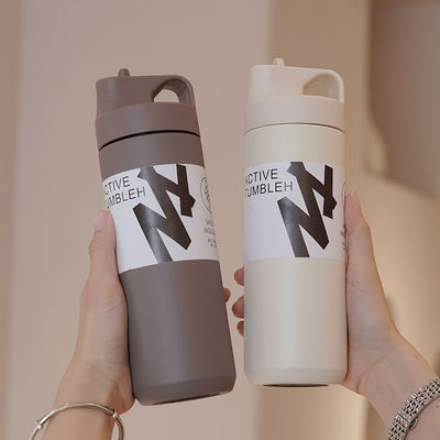 304 스테인레스 스틸 일본디자인 스타일 550ml 듀얼 벽 진공병 손잡이