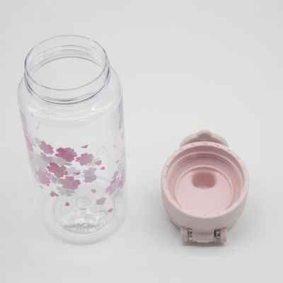 500ml SK BPA 무료 어린이용 물병 직접 마시는 사용자 정의 가능한 플라스틱 재료