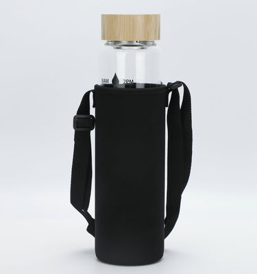 TOUR 야외 활동 700ML / 1000ML 용량 및 시간 스케일의 유리 텀블러컵