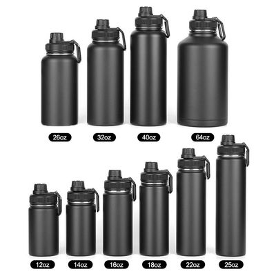 32oz/64oz 진공병 물병 스포츠 체육관에서 직접 마시는 스테인리스 스틸