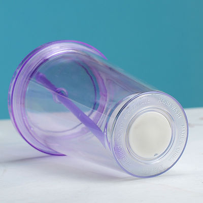 16oz LED 음주 음주 파티 물 깜빡이는 빛 컵을 밝히는 플라스틱 LED 이중 벽 텀블러
