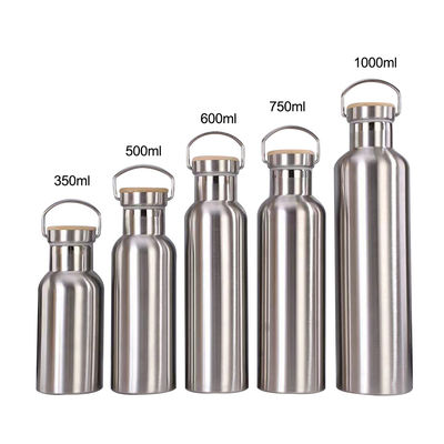 500ml/750ml 지속가능한 이중벽 스테인리스 스틸을 가진 진공 단열 음료 병