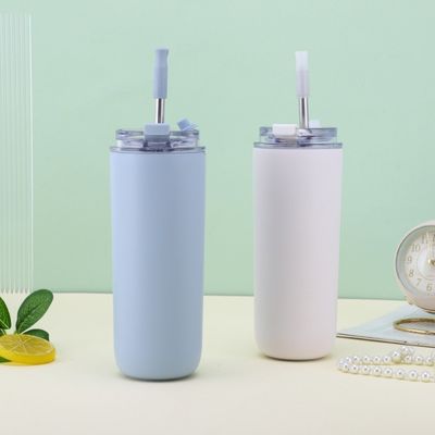 7.6*19.7CM 휴대용 스테인리스 스틸 커피 컵 텀블러