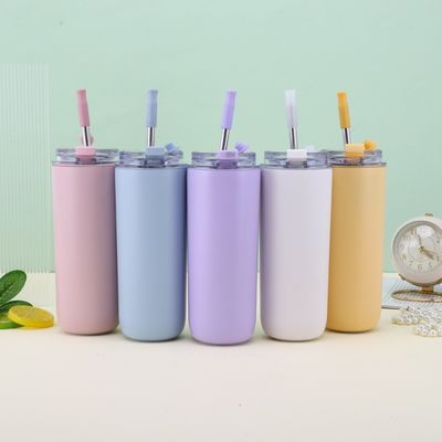 7.6*19.7CM 휴대용 스테인리스 스틸 커피 컵 텀블러
