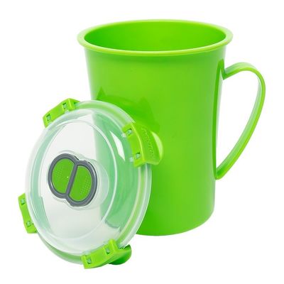 식품 맞춤형 BPA 무료 마이크로 웨이브 컬렉션 수프 머그 뚜?? 과 증기 방출 통로