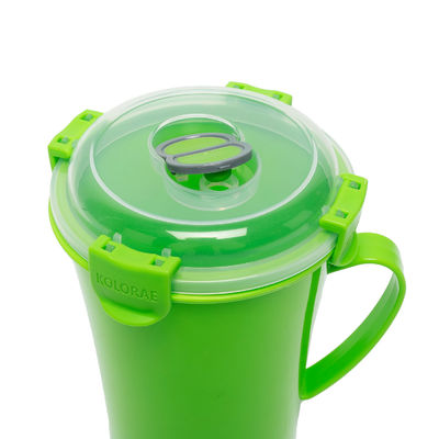 식품 맞춤형 BPA 무료 마이크로 웨이브 컬렉션 수프 머그 뚜?? 과 증기 방출 통로