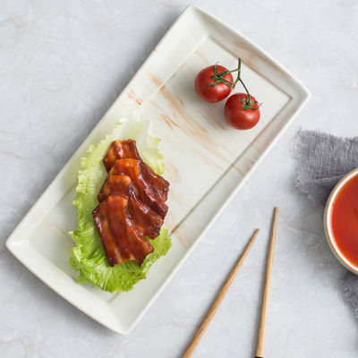 저녁식사 및 행사 선물용 베이지 포르셀린 접시 세트