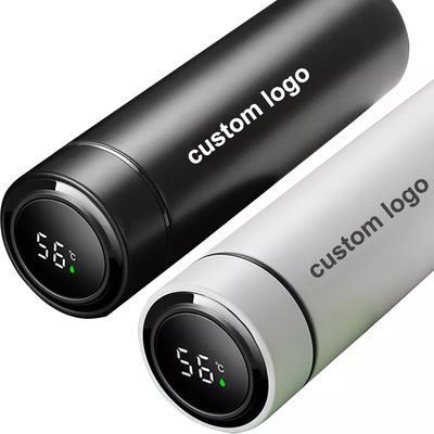 맞춤형 지능형 디지털 LED 물병 병 차 인부서 진공 단열 테르모스 병 LID