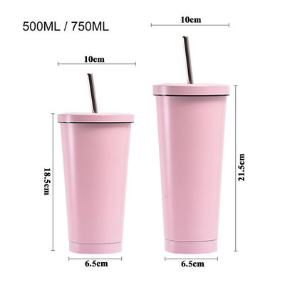 16oz 24oz 맞춤형 DIY 커피 머그 여행 물컵 이중 벽 스테인리스 스틸 텀블러