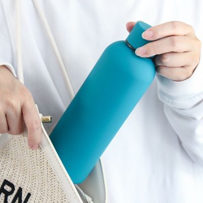 아웃도어 스포츠 필수 고립 스테인레스 스틸 물병 누출 방지 디자인