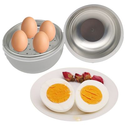 콤팩트하고 다재다능한 BPA 무료 PP 플라스틱 마이크로 웨이브 계란 증기 보일러