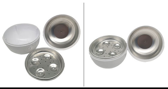 콤팩트하고 다재다능한 BPA 무료 PP 플라스틱 마이크로 웨이브 계란 증기 보일러