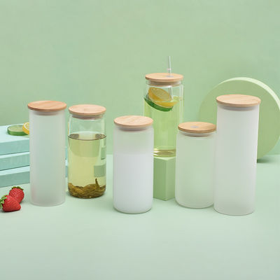 12oz/16oz/25oz 유리 밀크 머그 수블리메이션 맥주 캔 모양 컵
