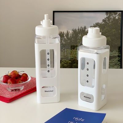 헬스장 준비 3D 스티커 700ml/900ml 플라스틱 여행 우유 휴대용