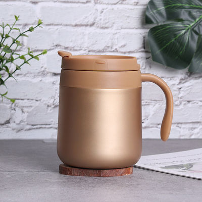 사용자 지정 로고 수용 350ML12oz 스테인리스 스틸 커피 여행 머그 손잡이