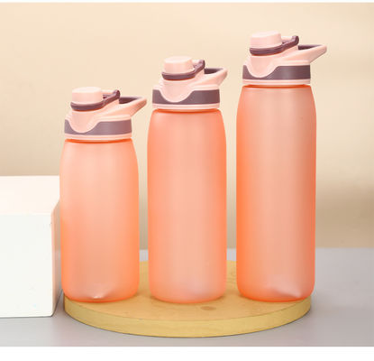 주식화 된 야외 운동 체육관 휴대용 BPA 무료 플라스틱 스포츠 물병 시간