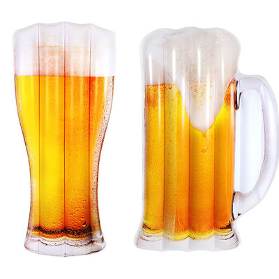 맞춤형 400-600ml 음료 유리 맥주 컵 6.8x24.5cm 손잡이