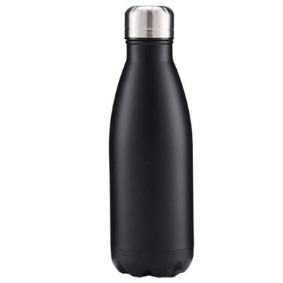 열 단열 500ML 스테인리스 스틸 이중 벽 진공 물병 콜라 모양 수비 운동 병