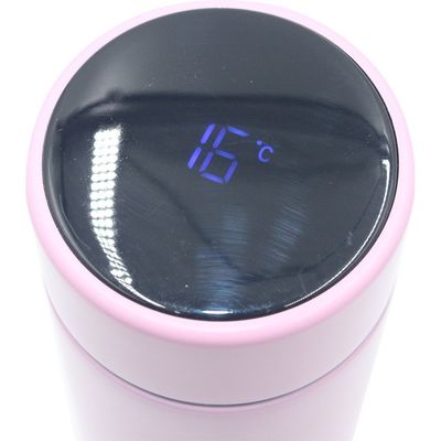 스테인레스 스틸 듀얼 벽 진공 격리 물병 LED 온도 디스플레이