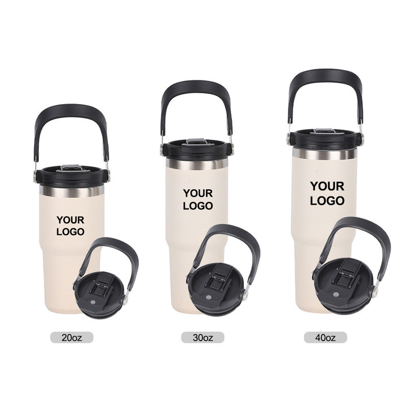 20oz 304 스테인리스 스틸 휴대용 차컵 및 여행 친화적 진공 단열