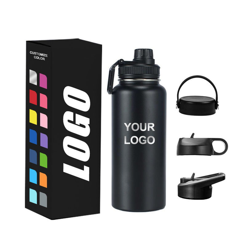 32oz/64oz 진공병 물병 스포츠 체육관에서 직접 마시는 스테인리스 스틸