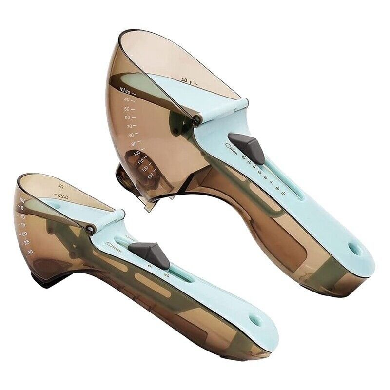 PP 물질 조정 가능한 디지털 측정 스푼과 스케일 플라스틱 측정 컵 18 * 7.5CM