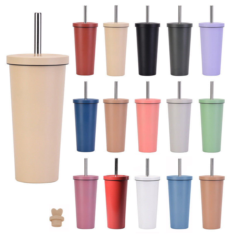 16oz 24oz 맞춤형 DIY 커피 머그 여행 물컵 이중 벽 스테인리스 스틸 텀블러