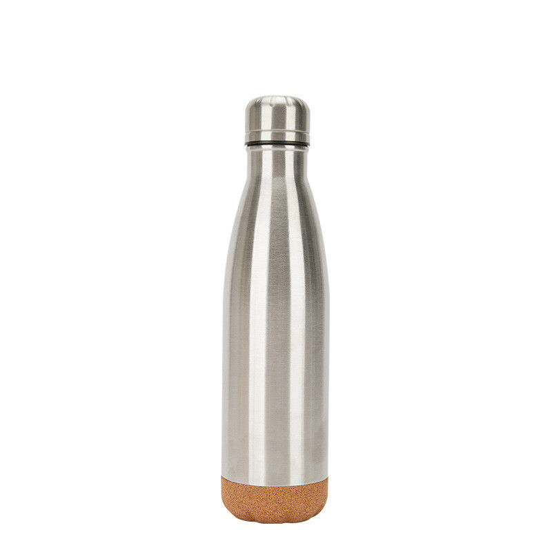 500ml 코크 바닥 콜라 모양 진공 밀봉 고립 된 병 스테인레스 스틸 물병